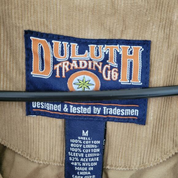Duluth Trading Jacket Mens M Corduroy Chore Blazer Hunting Elbow Patch Heritage - Picture 5 of 10